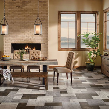 Grain Directions Engineered Tile - Antiqued Ivory